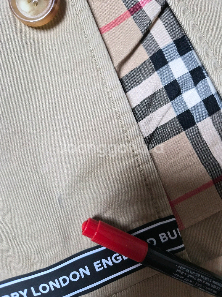 버버리 키즈 트렌치 코트 8Y--3