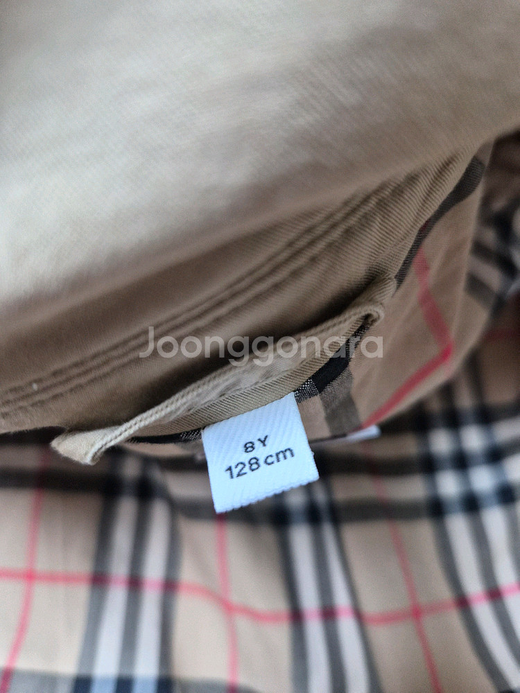 버버리 키즈 트렌치 코트 8Y--1