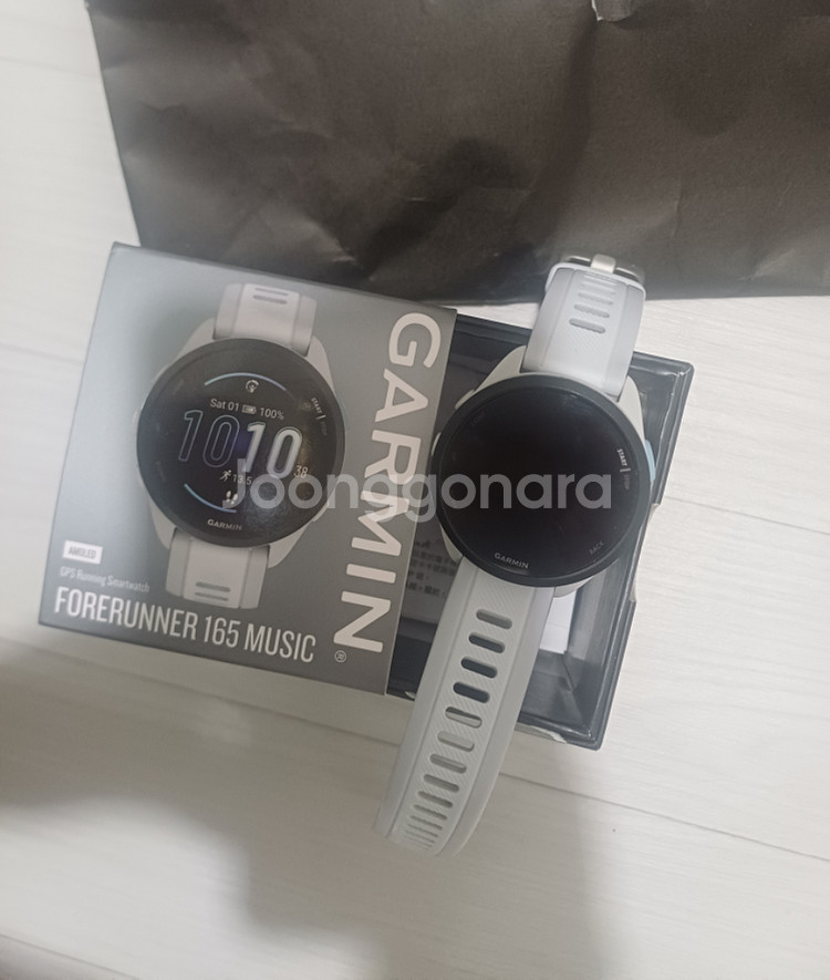 가민 포러너 165 뮤직 화이트--0