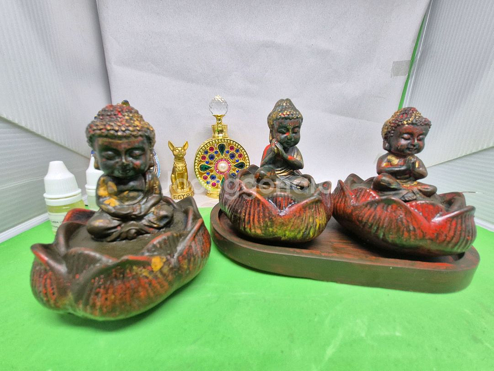 불상 캔들홀더 세트--0