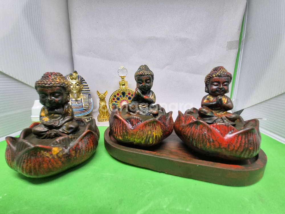 불상 캔들홀더 세트--1