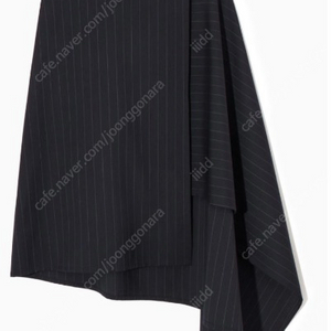 <택있음>COS애시메트릭 핀스트라이프 울스커트/36