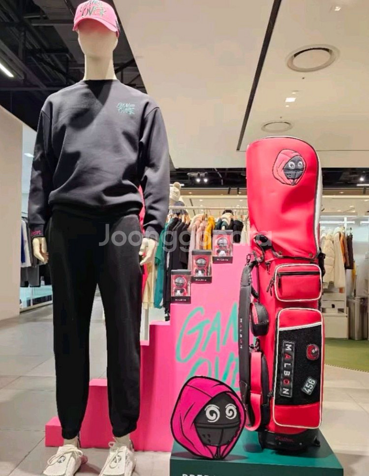 말본 (오징어 게임) 골프백 스탠드 경량 캐디백 (신상)--0