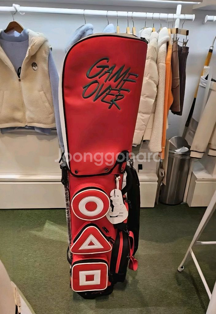 말본 (오징어 게임) 골프백 스탠드 경량 캐디백 (신상)--4