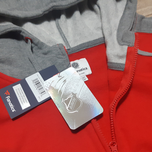 새제품 NHL 디트로이트 레드윙스 기모 후드 집업 2XL