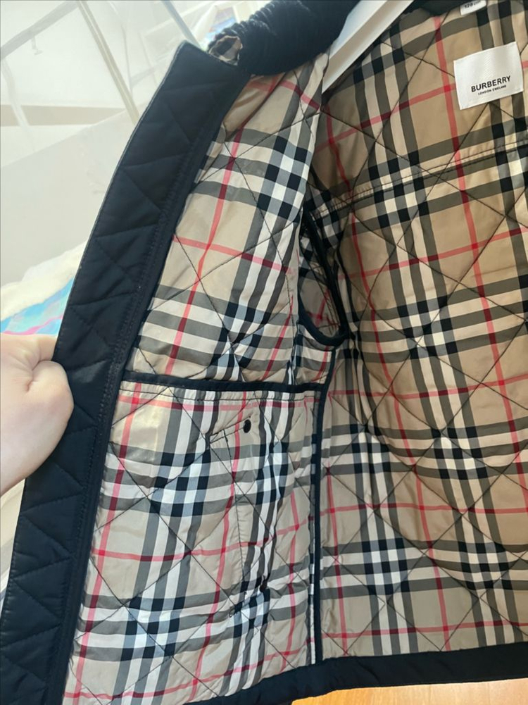 버버리 칠드런 퀼팅자켓 이미지