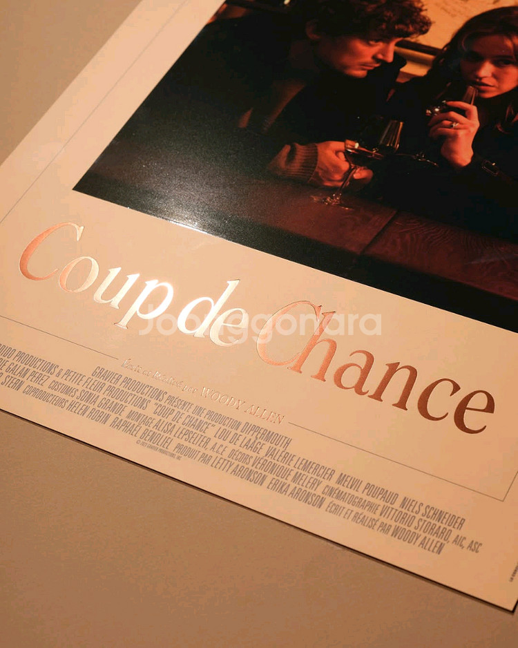 럭키데이 인 파리 아트그라피 포스터 2종 판매합니다--1