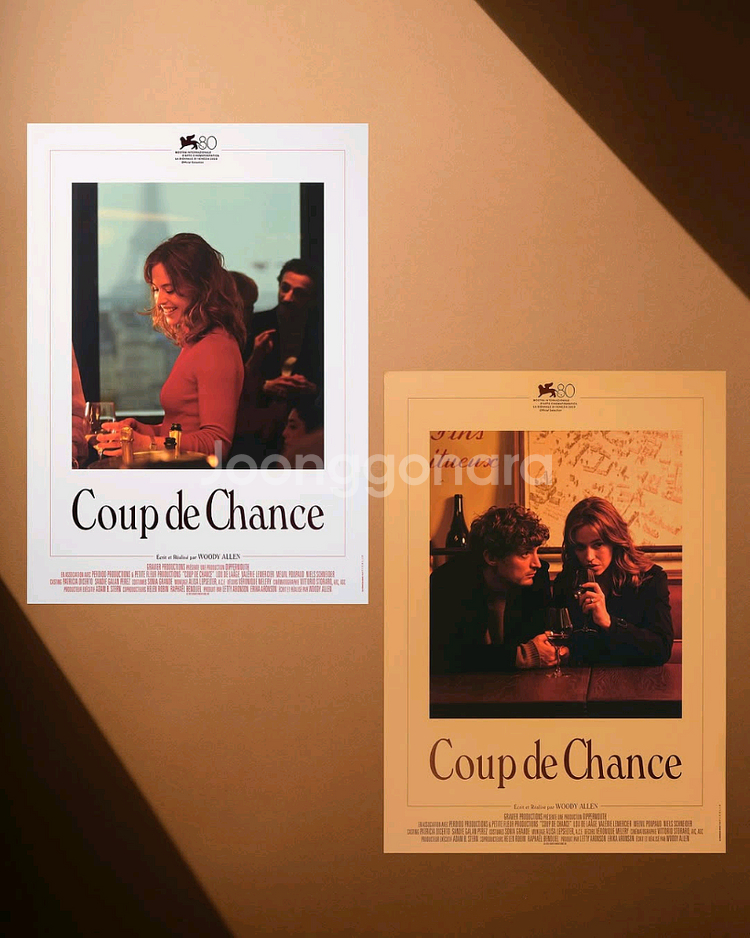 럭키데이 인 파리 아트그라피 포스터 2종 판매합니다--0