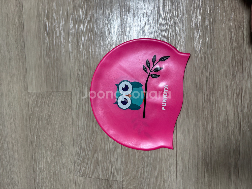 펑키타 부엉이 수모 핑크수영모자--0