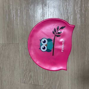 펑키타 부엉이 수모 핑크수영모자