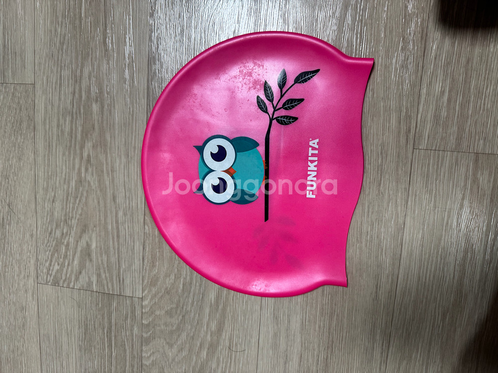 펑키타 부엉이 수모 핑크수영모자--1