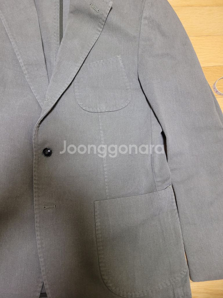 솔티 워시드 코튼 자켓 M사이즈(새상품)--1