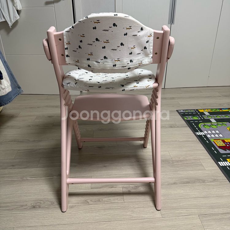 야마토야 아기 식탁의자 하이체어 세트--2