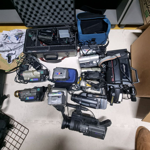 빈티지 캠코더 세트