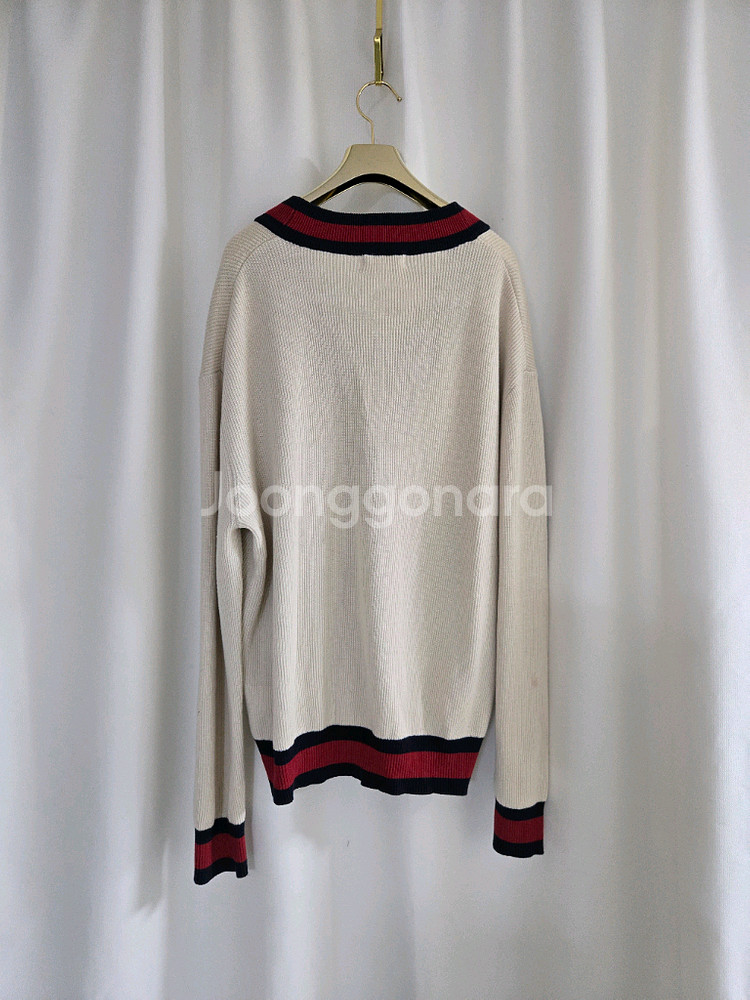 스튜디오톰보이 배색 가디건--4