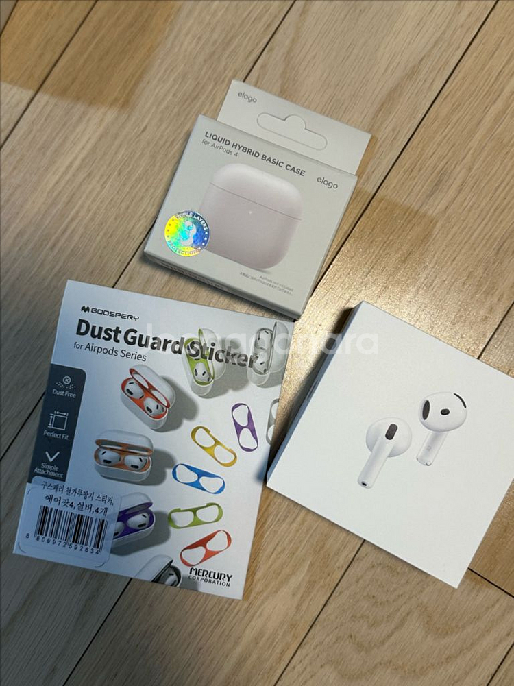 Apple 에어팟 4 노이즈 캔슬링 o (미개봉)--0