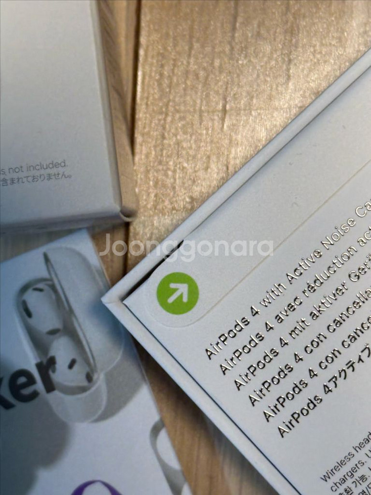 Apple 에어팟 4 노이즈 캔슬링 o (미개봉)--3