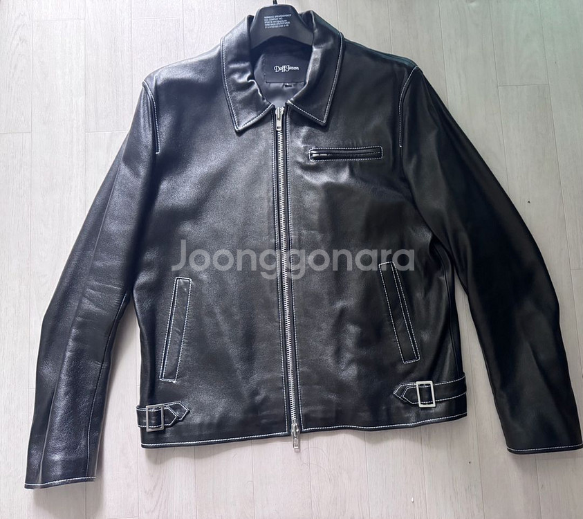 도프제이슨 스티치 램스킨 싱글가죽자켓(L) 택배비포함 7만5천원--0