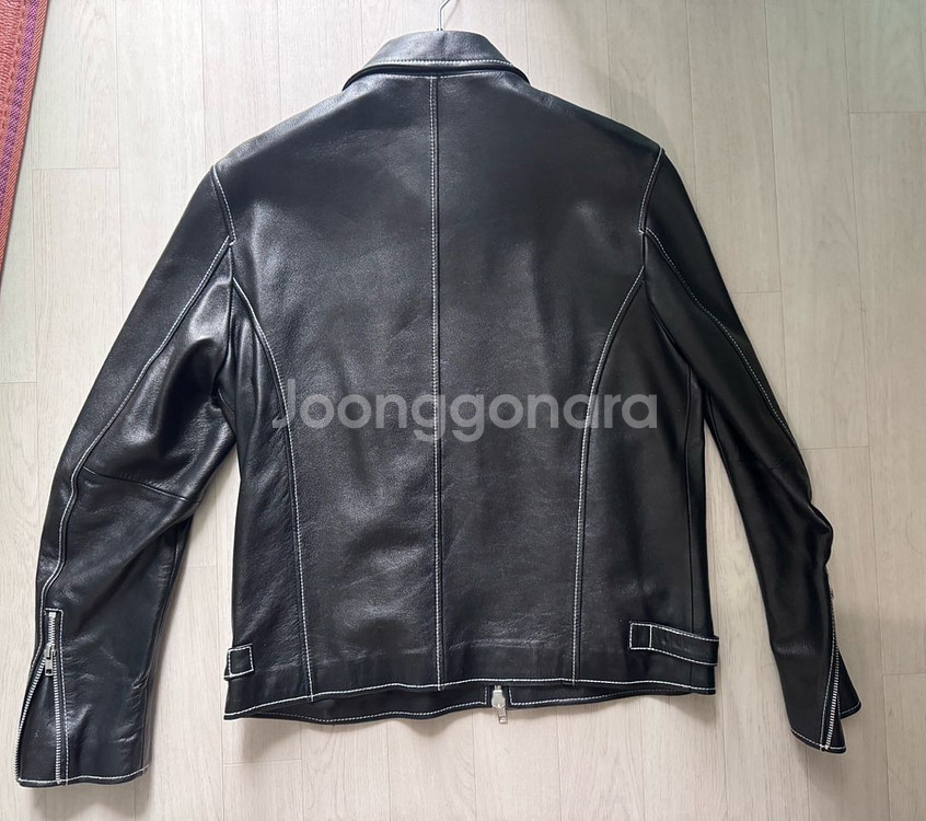 도프제이슨 스티치 램스킨 싱글가죽자켓(L) 택배비포함 7만5천원--1