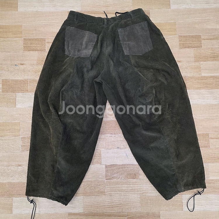 코듀로이 와이드 벌룬 팬츠--1