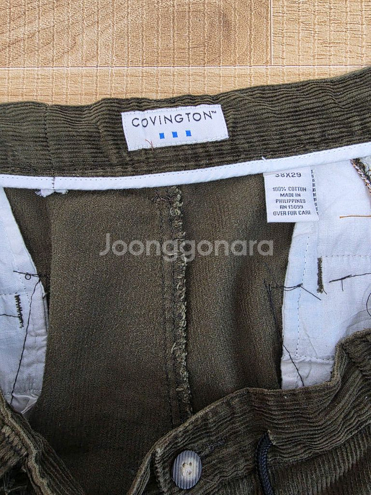 코듀로이 와이드 벌룬 팬츠--2