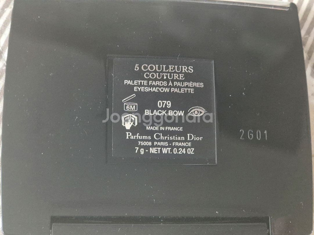 디올 5꿀뢰르 꾸뛰르 아이섀도우 팔레트 079 블랙보우--2