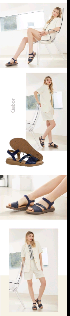 [새상품] 가버 여성 가죽 샌들 _250--1