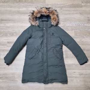 빈폴 카키 롱패딩(사이즈 90) 팝니다