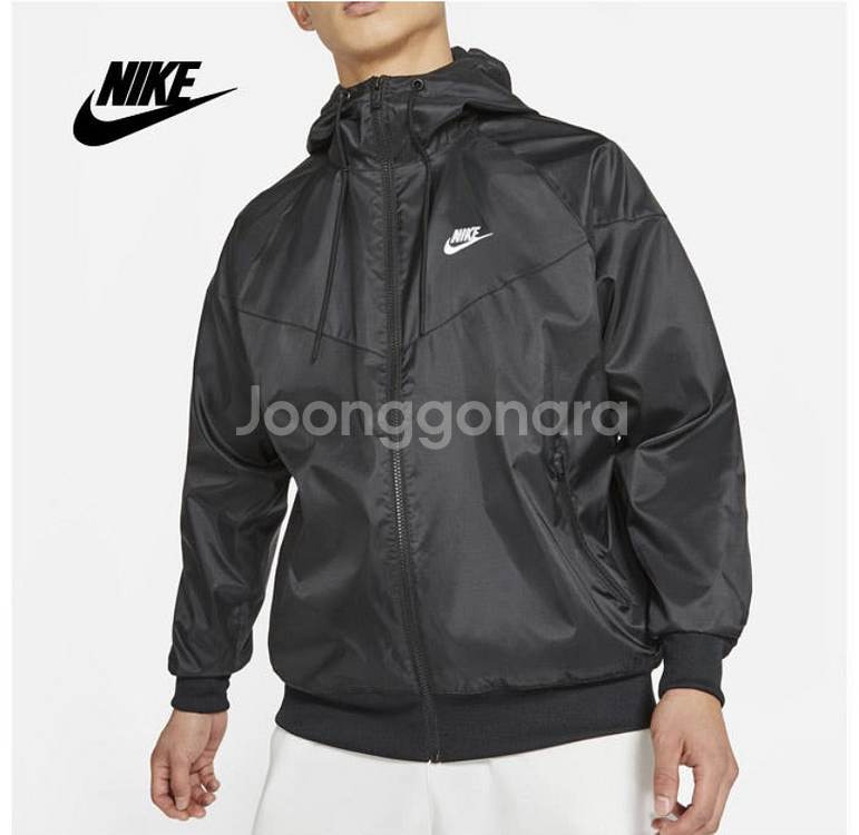 새상품) 나이키 바람막이100 블랙--1