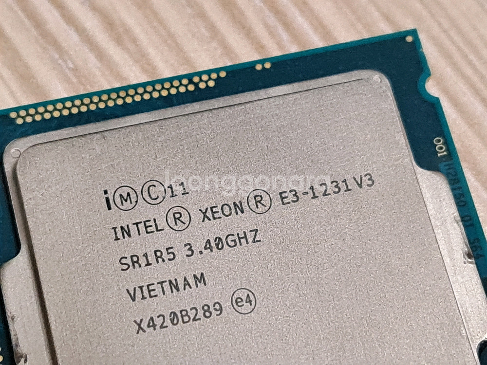 인텔 1150 하스웰 E3-1231V3 (=i7 4770 4790) CPU 1231 V3 단품 반택포 2.9만 급처--1