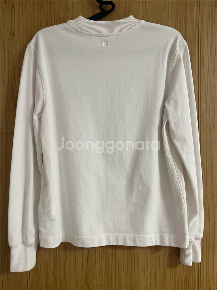 아미 라이트웨이트 스몰하트 맨투맨 화이트 XXS--1