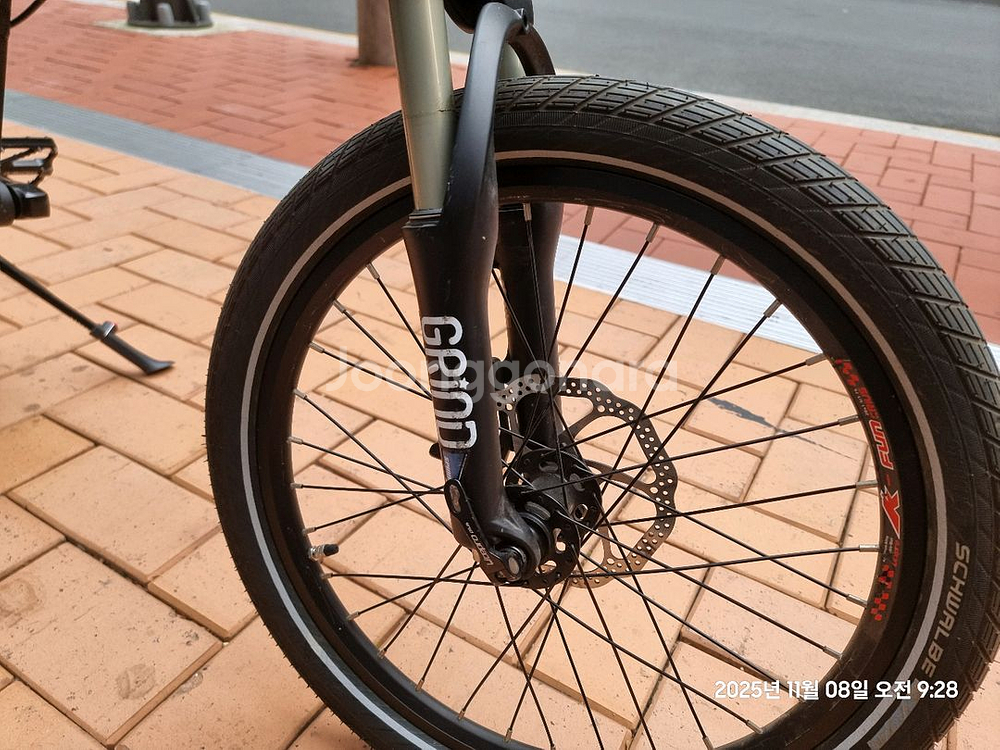 (대구) 크리우스 올트레인 접이식 미니벨로 자전거--3
