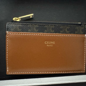 셀린느 트리옹프 지퍼 카드지갑