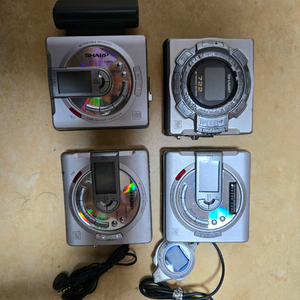 샤프 MD 포터블 레코더 4대 (고장품)