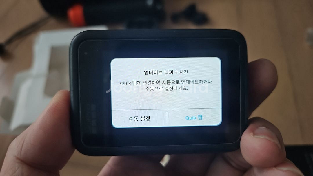 고프로9 배터리 두 개 미디어모듈 부력셀카봉--2