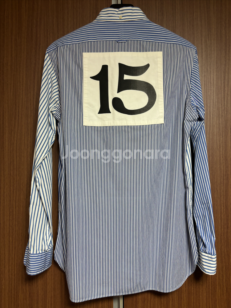 폴로 랄프로렌 멀티 콤보 스트라이프 포플린 셔츠 클래식핏 블루(M) 5만원에 판매합니다--1