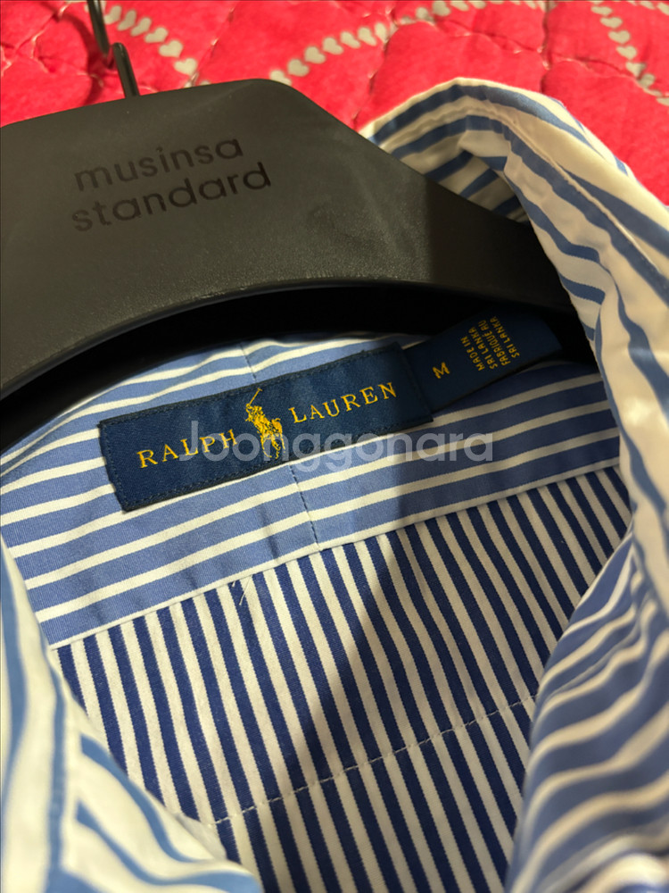 폴로 랄프로렌 멀티 콤보 스트라이프 포플린 셔츠 클래식핏 블루(M) 5만원에 판매합니다--2