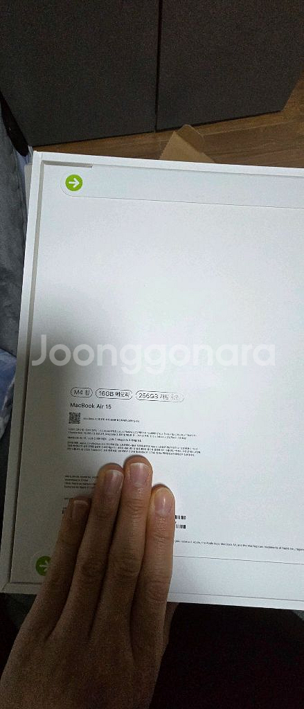 맥북 에어 M4 15인치 미드나이트--1