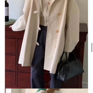 (원가 8.8) 멜라운지 유명도매택 후드 트렌치 코트