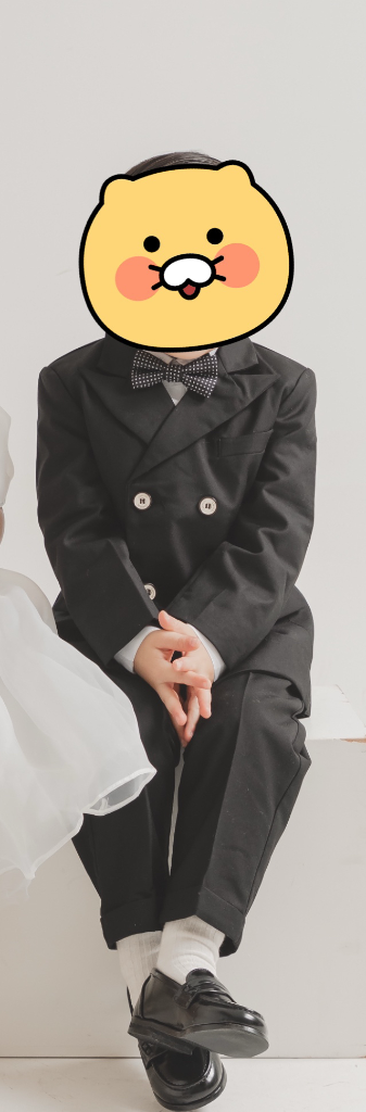 남아 정장 턱시도 풀세트 1회 착용--0