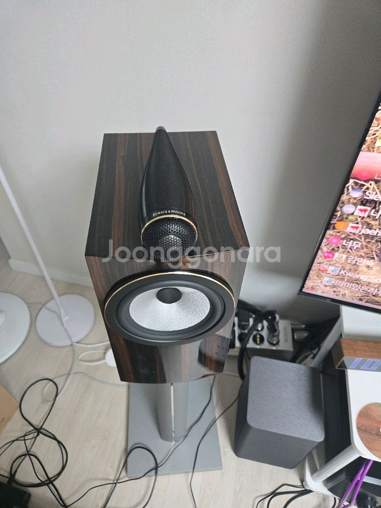 b&w 705s3 시그니처 스피커+정품스탠드--1