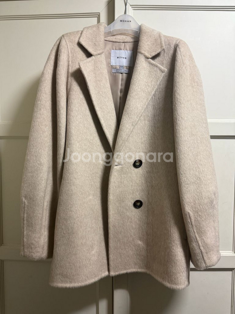 모한 프리미엄 울 코트 새상품 XS--0