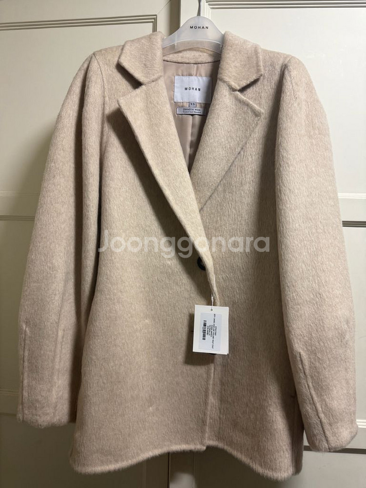 모한 프리미엄 울 코트 새상품 XS--1