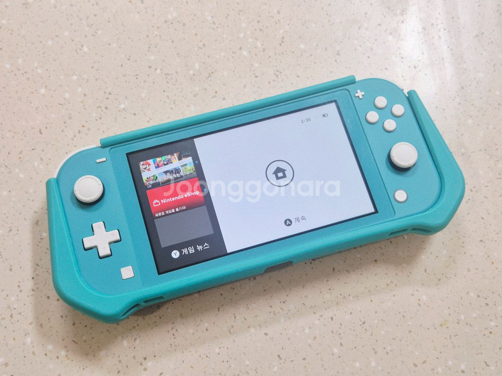닌텐도 스위치 라이트 민트 (그립후면케이스)--2