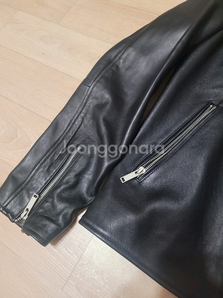 양가죽 라이딩 재킷. 100사이즈--3