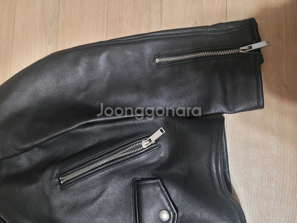 양가죽 라이딩 재킷. 100사이즈--2