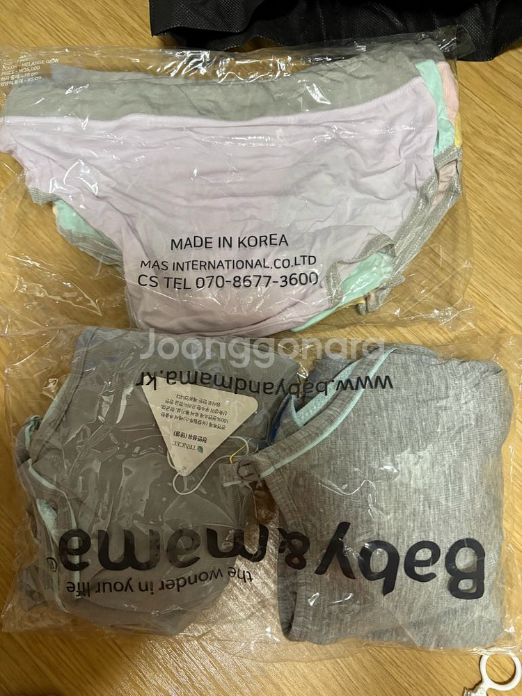 baby&mama 수유나시 원피스 + 팬티5종세트--1