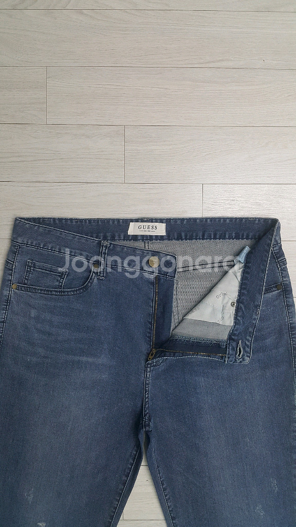 GUESS 게스(사방스판) 금장대님 34인치(No.785)드라이완료!--3