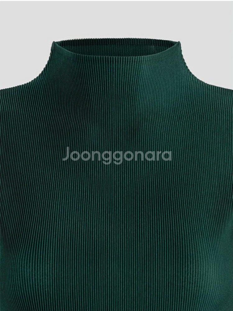 이세이미야케 플리츠플리즈 탑 6월 먼슬리 미스트 다크 그린 3사이즈--2