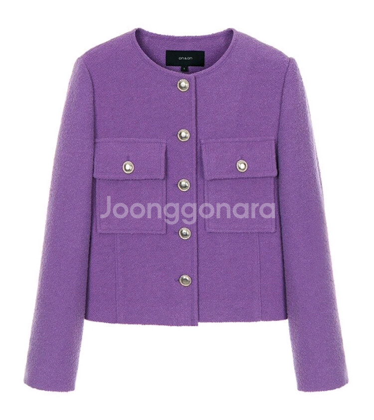 온앤온 트위드 자켓--2